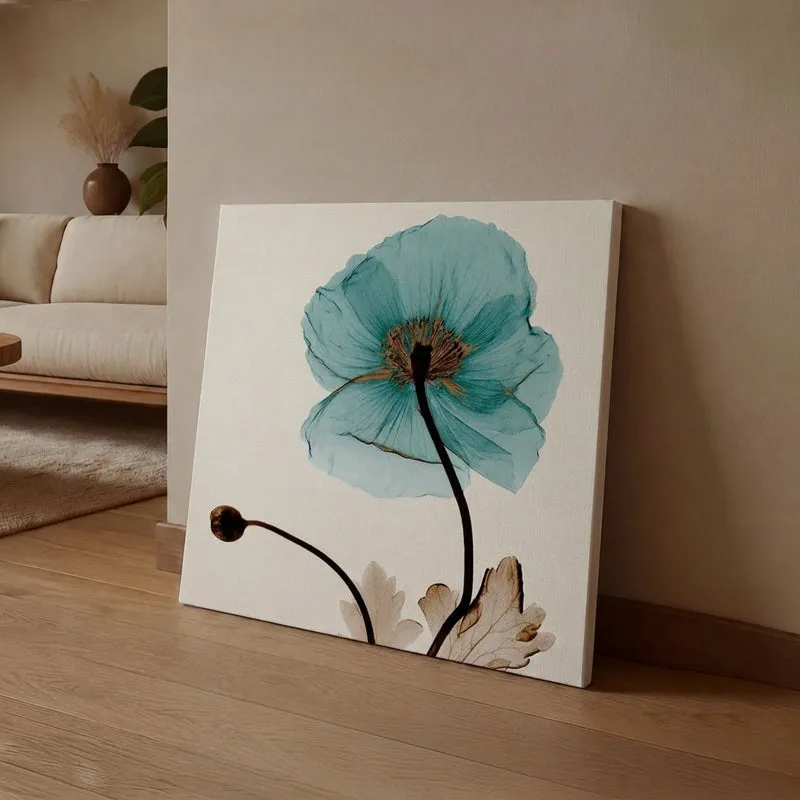 Harris Floral Cotton Canvas Wall Art media 1