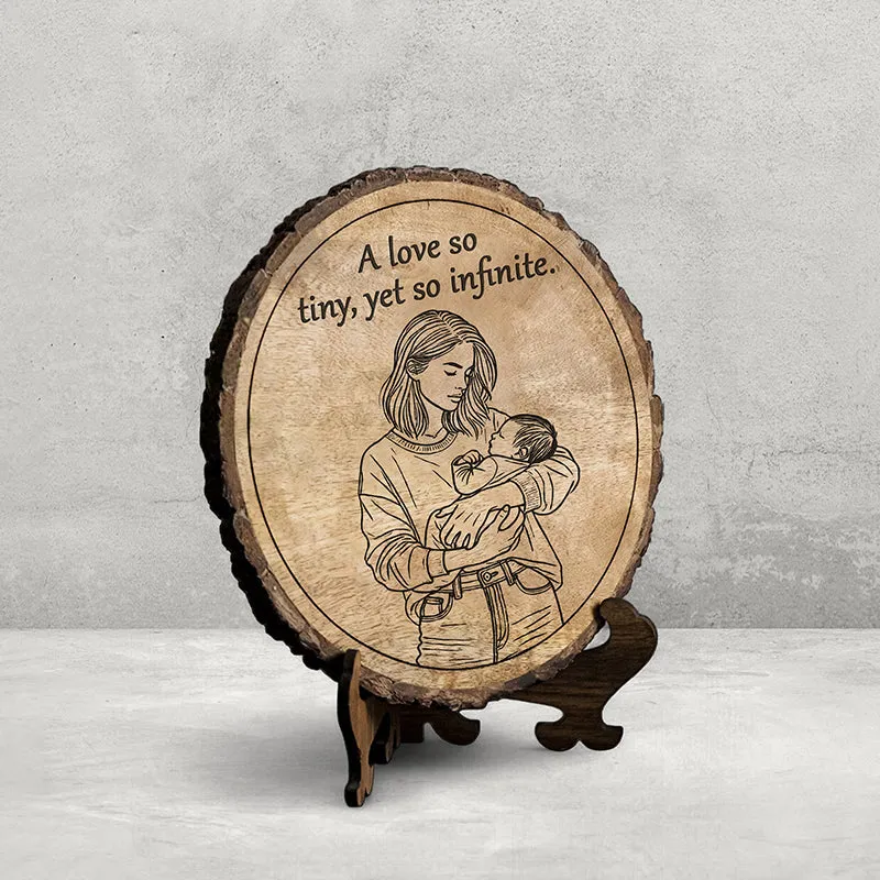 Tiny, Yet Infinite Wood Showpiece - Round media 3