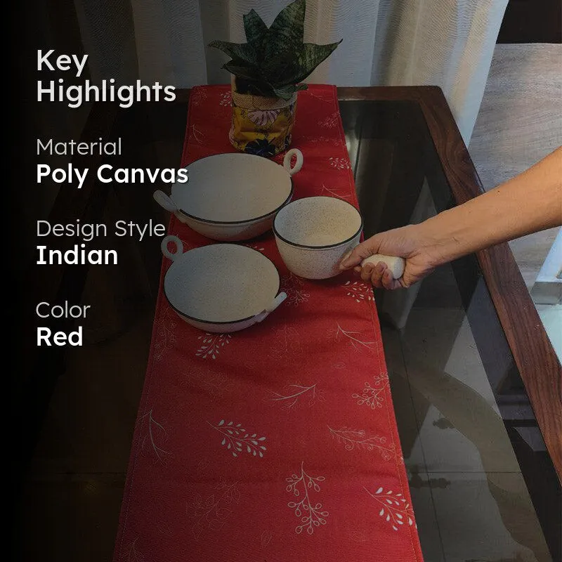 Hridya Poly Canvas Table Runner media 2