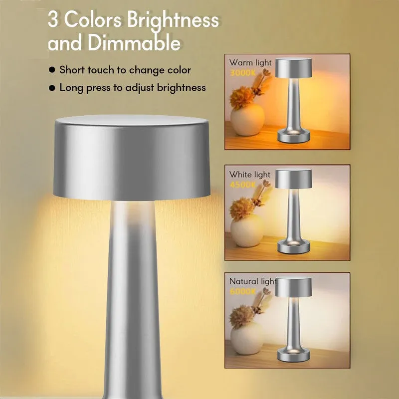 NeoGlow Adaptive Metal Table Lamp - Silver media 4