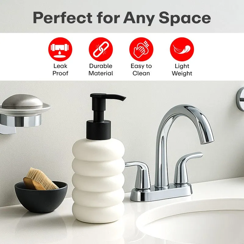 Rioware SoftStone Soap Dispenser (300 ML) - White media 7