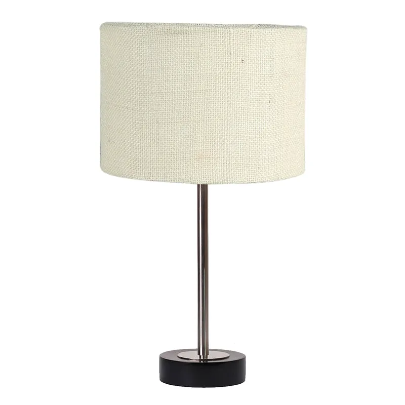 Sienna I Rodin Wooden Table Lamp - White,Silver,Black media 4