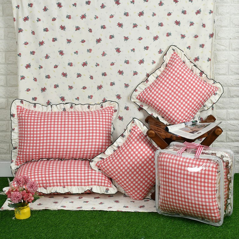 Blush Bloom Bedding Set - Five Piece Set media 4