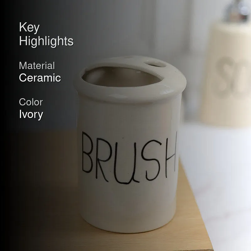 Penelope Ceramic Brush Holder media 2