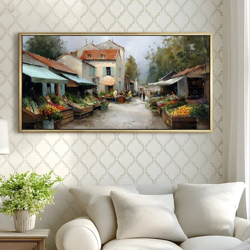 Vintage Europe Produce Street Wall Art media 3