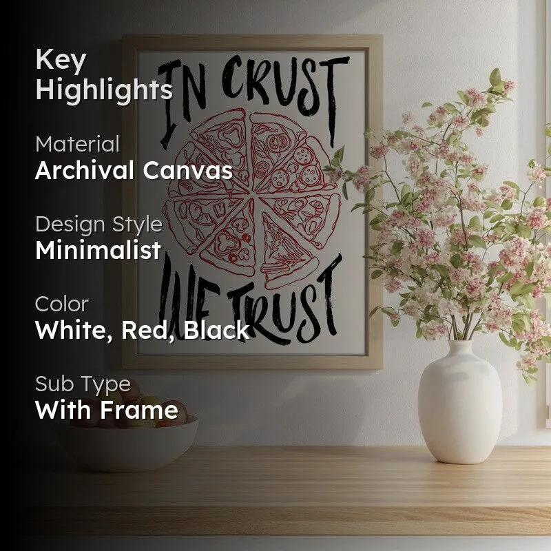 Crust Trust Archival Canvas Wall Art - Brown media 2