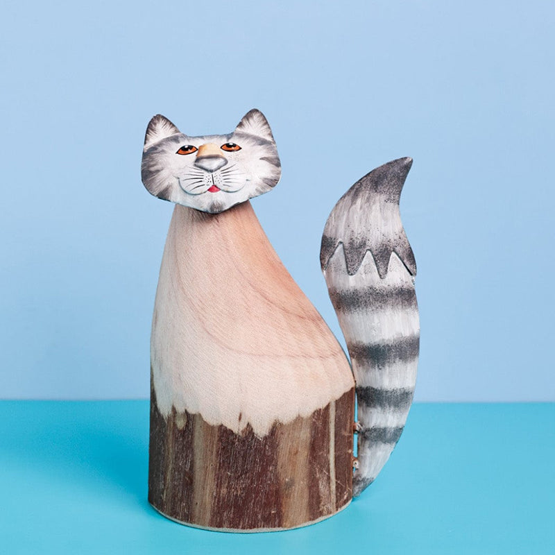 Sir Purrington Wood Showpiece media 4