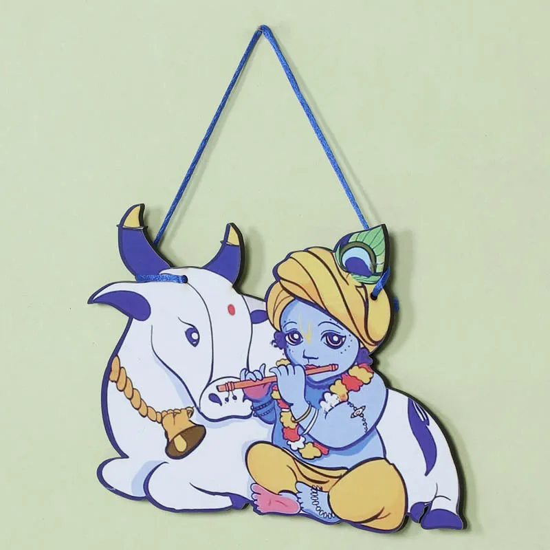 Kanha Nandi MDF Wall Hanging - 4