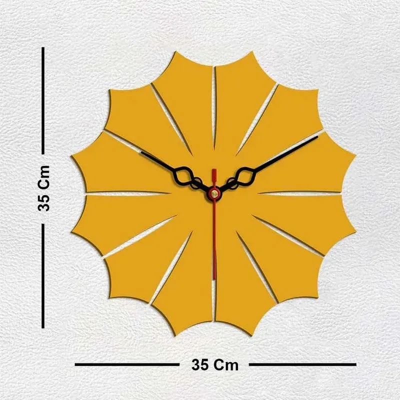 Forest Leaf Wooden Wall Clock media 6