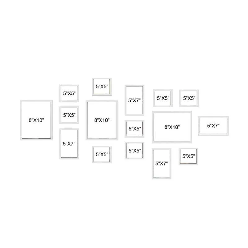 Nostalgia peeps Photo Frame Collage (White) - Set Of Sixteen media 3