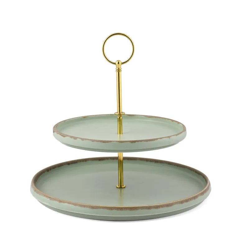 Aura Tier Porcelain Platter - Set Of Two media 3