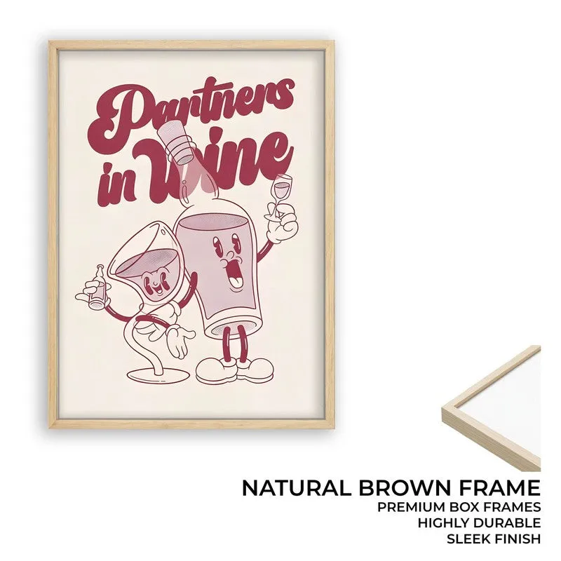 Bar Cart Archival Canvas Wall Art - Brown media 9