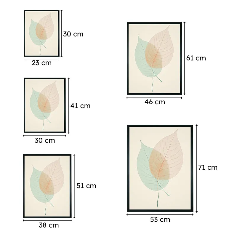 Fragile Leaves Wall Art With Resin Frame media 8