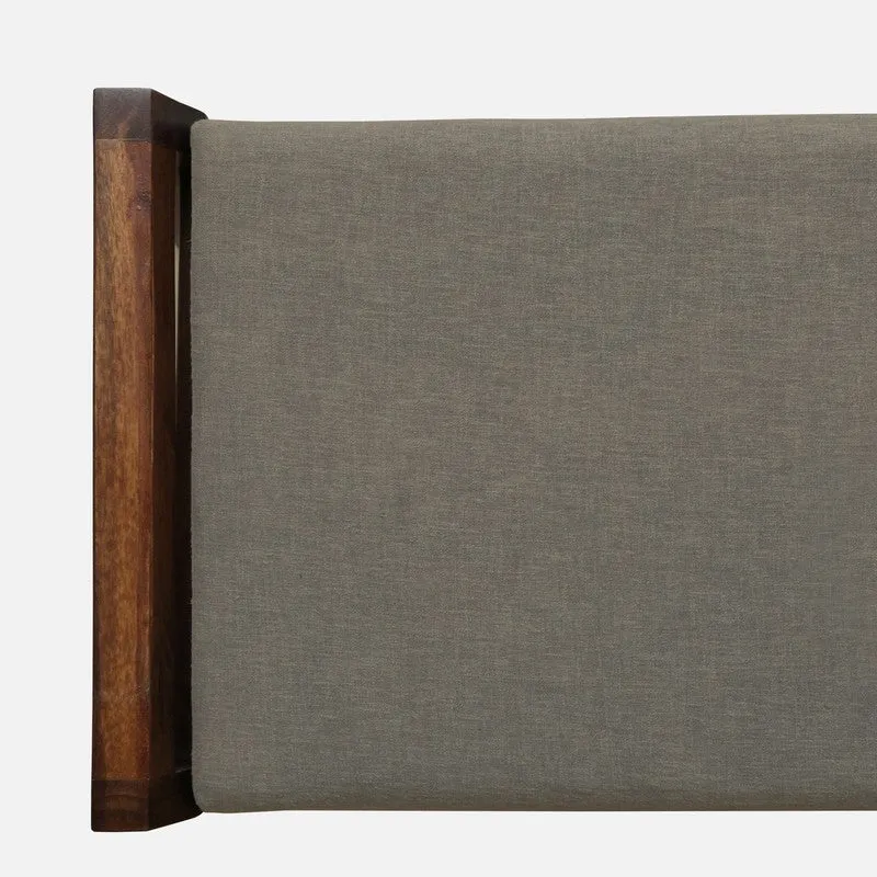 Harbor Nest Mango Wood Shoe Rack - Grey media 8