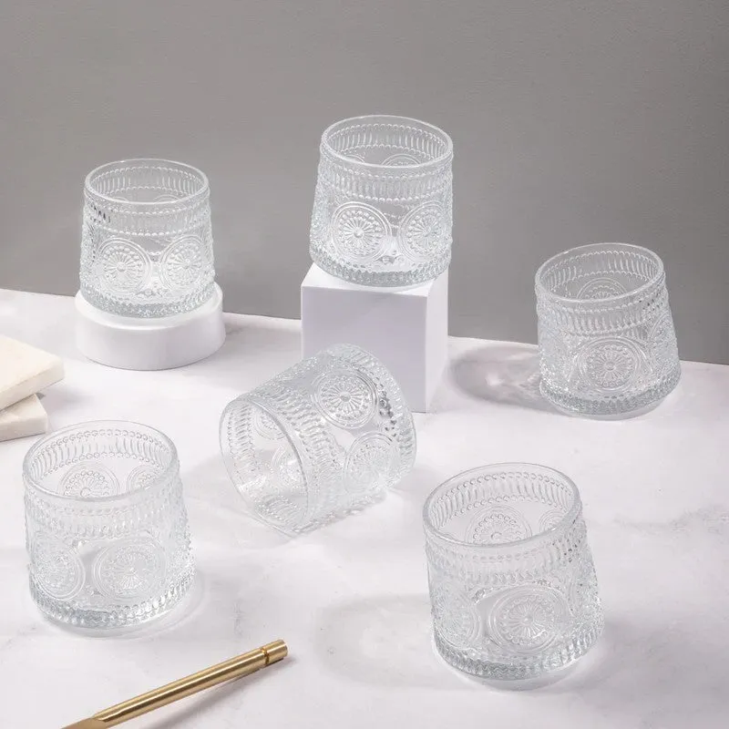Sipra Whiskey Glasses (Trasparent,350 mL Each) - Set Of Six media 4