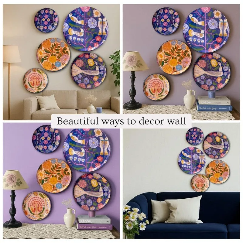 Kashmiri Charm Wall Plate - Set Of Five media 4