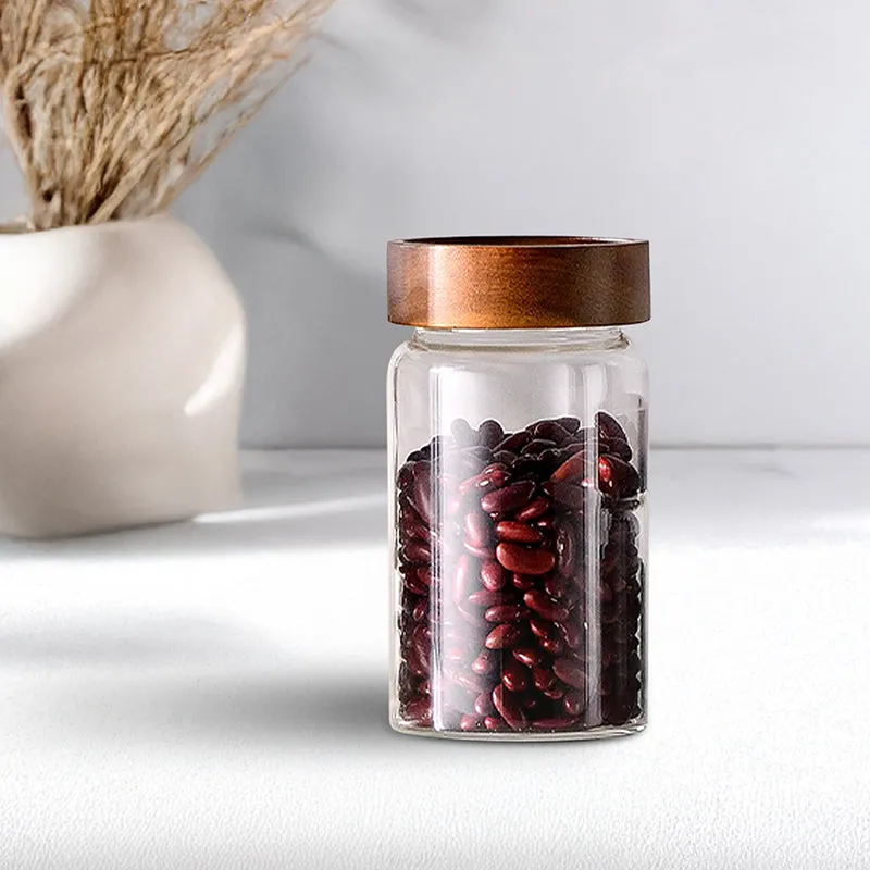 Bergner Crystal Seal Airtight Glass Storage Jar - 900 mL media 1