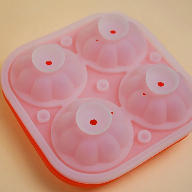 Chill Silicone 4-Cube Ice Mould - Red media 5
