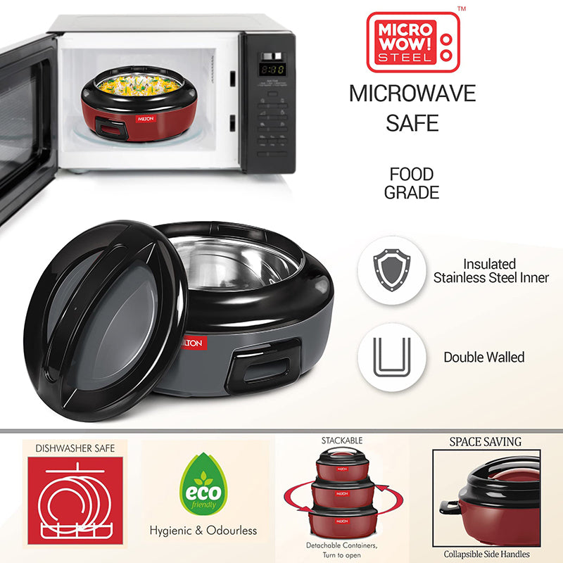 Milton Culina Casserole (420 mL/850 mL/1.4 L) - Set Of Three media 5