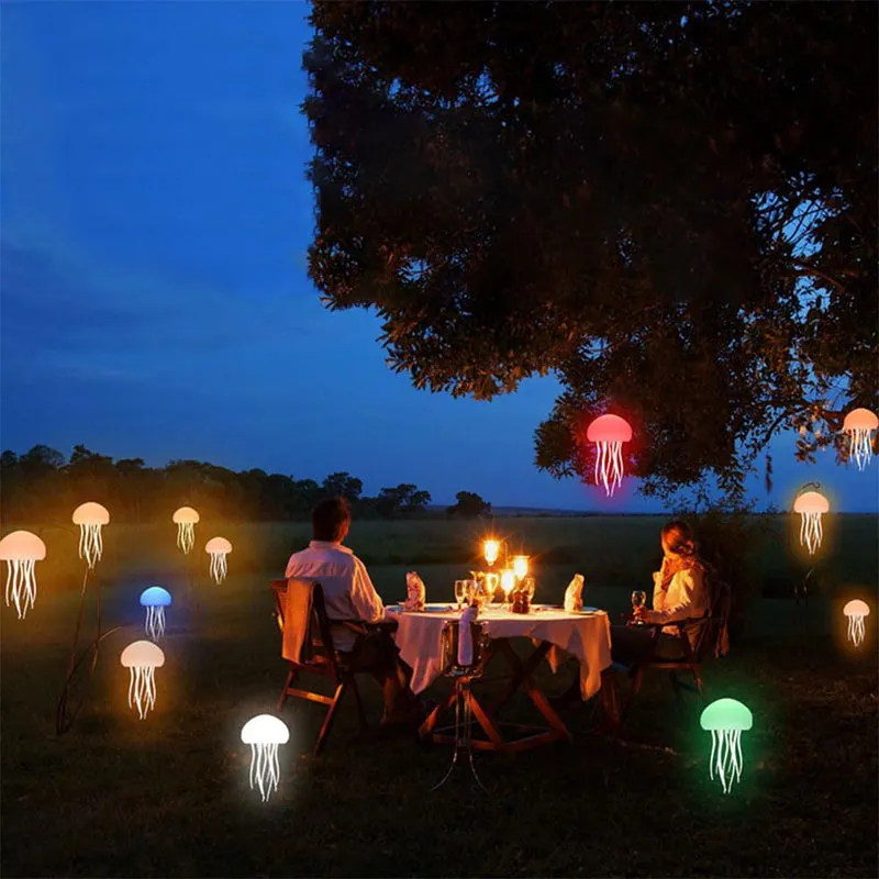 Drifta Rechargeable LED Jelly Fish Table Lamp - White media 9