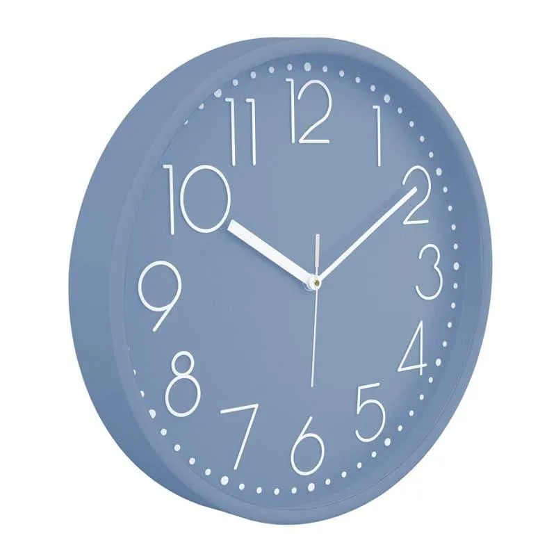 Elementary Wall Clock - Dusty Blue media 3