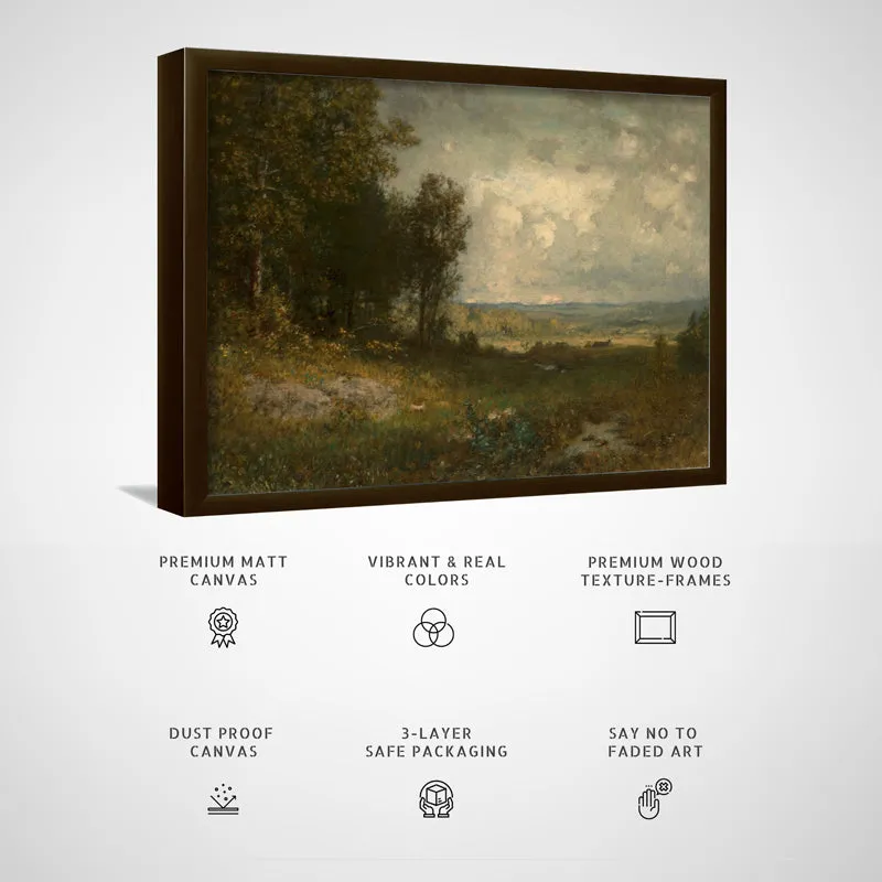 Melancholia Wood Wall Art With Frame - Black media 5
