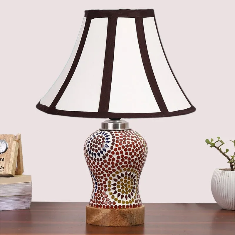 Aranya Wooden Table Lamp - Multicolor media 4