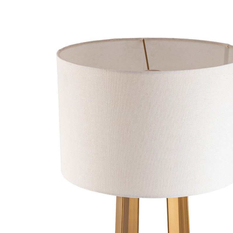 AarviDecor Ellington Classic Metal Table Lamp - White media 5