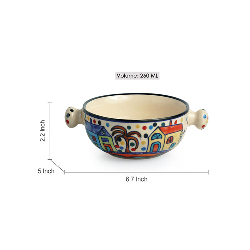 Coastal Cottage Ceramic Serving Bowl (260 mL Each) - Set Of Four image 6