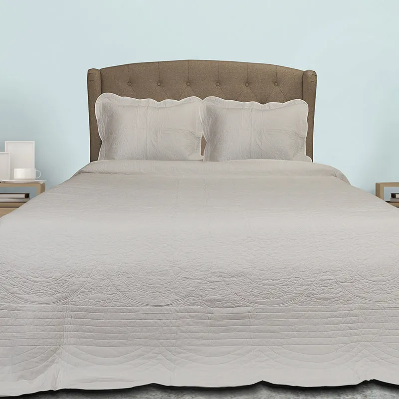 Oceanus Solid Cotton Quilt - 250 GSM media 1