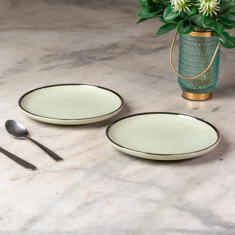 Sage Rim Quarter Plate - Set Of Two media 3