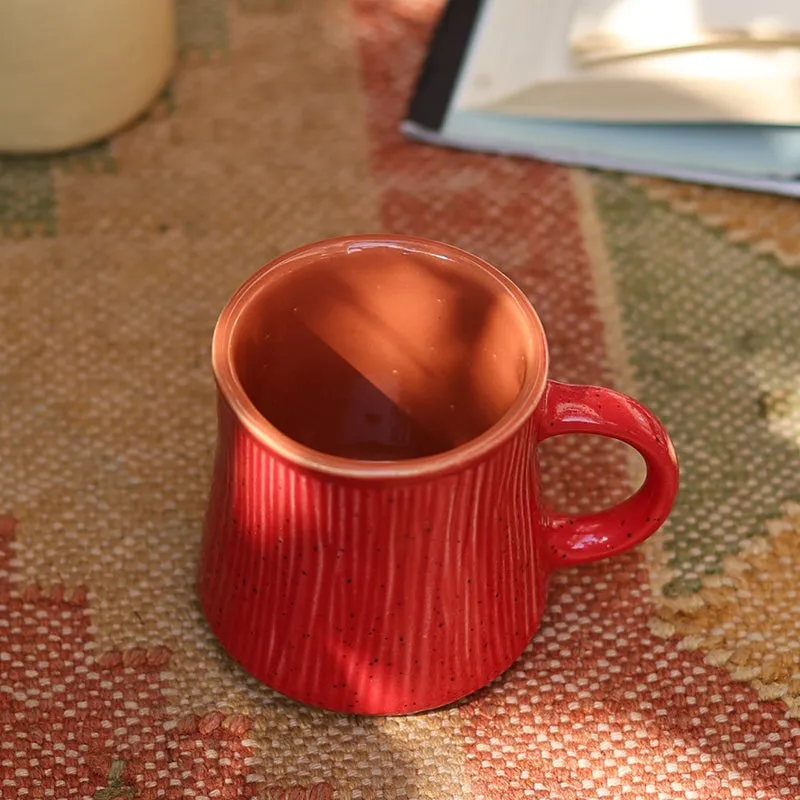 Carmila Ceramic Tea Cup (180 mL)/Red) media 4