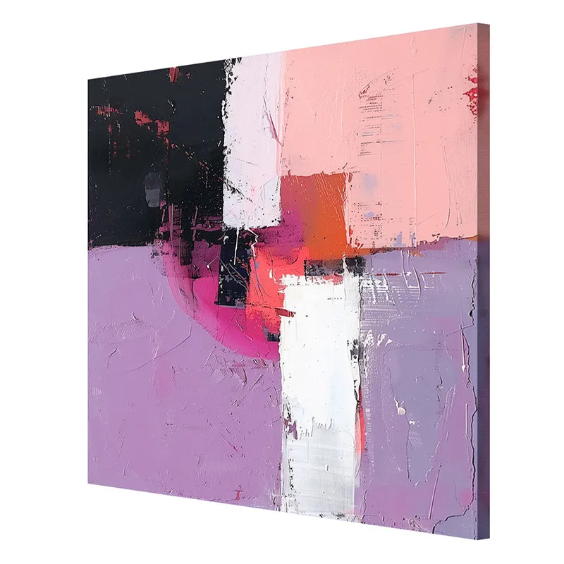 Pastel Playful Abstract Wall Painting media 6