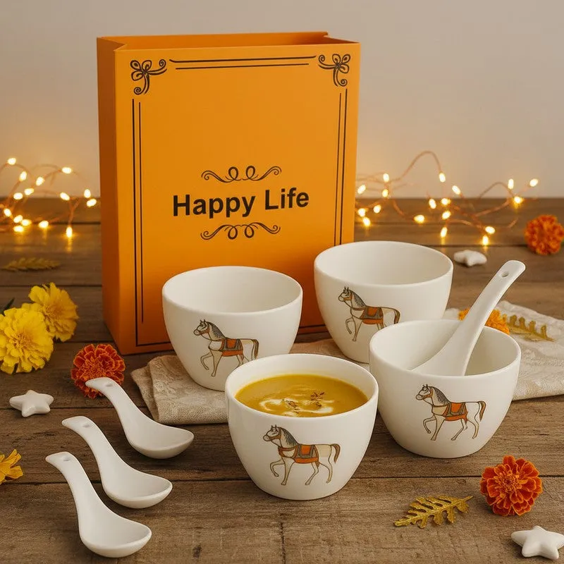Comfort Serve Ceramic Soup Bowls (500 mL Each) - Eight Piece Set media 5