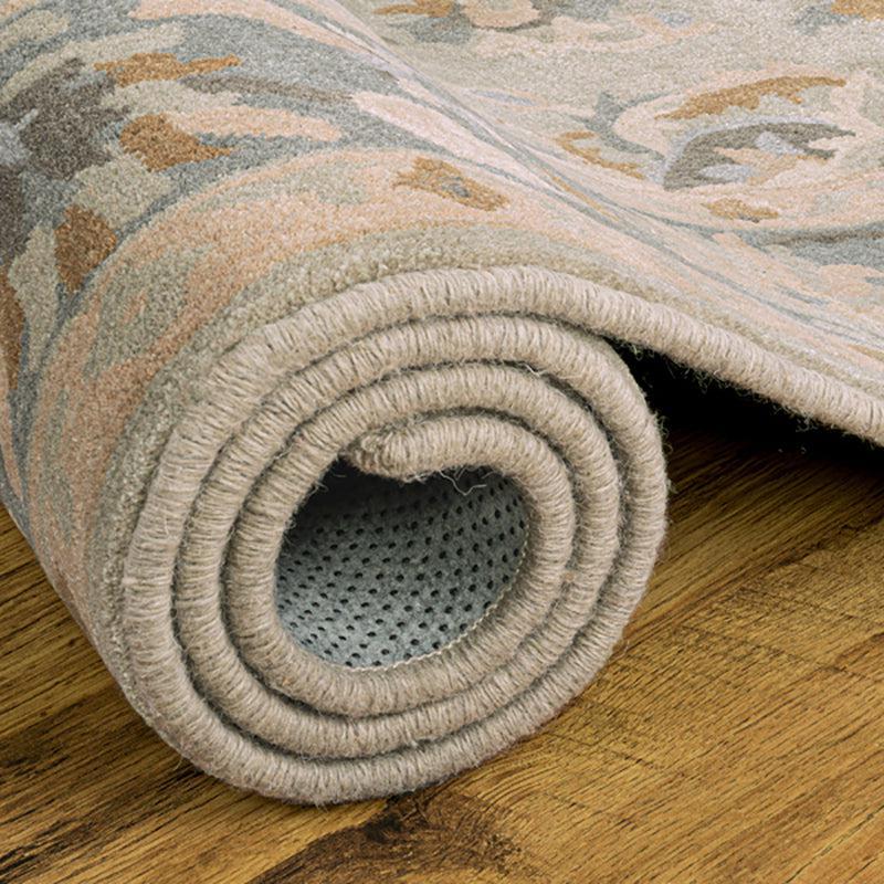 Shenlong Ethnic Wool & Nylon Carpet - Grey & Green media 4