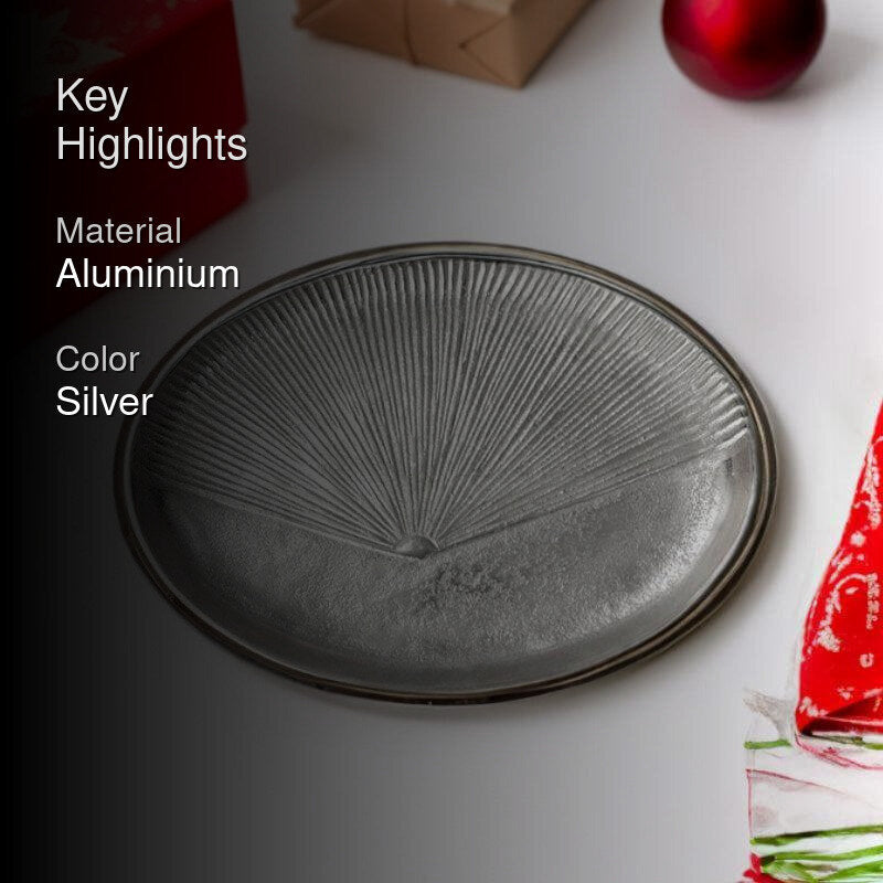 Regal Rays Silver Decorative Tray media 2
