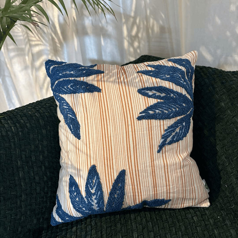 Leaves Cotton Cushion Cover