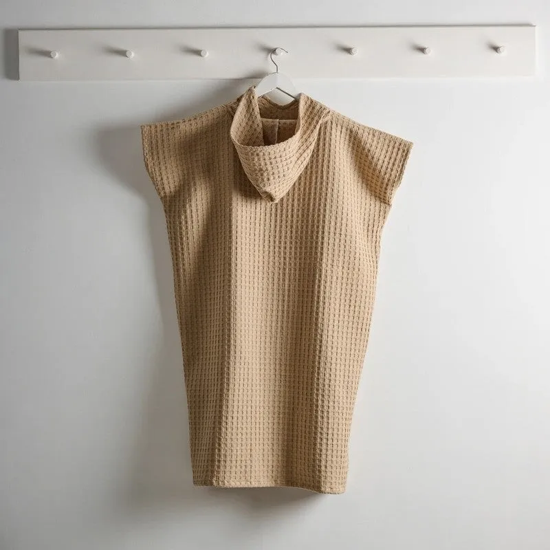 DewWrap Cotton Bath Robe - Brown media 1