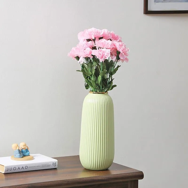 Faux Carnation Bunch (Light Pink) - Set Of Two media 1