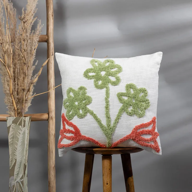 Petal Knot Tufted Cushion Cover media 1