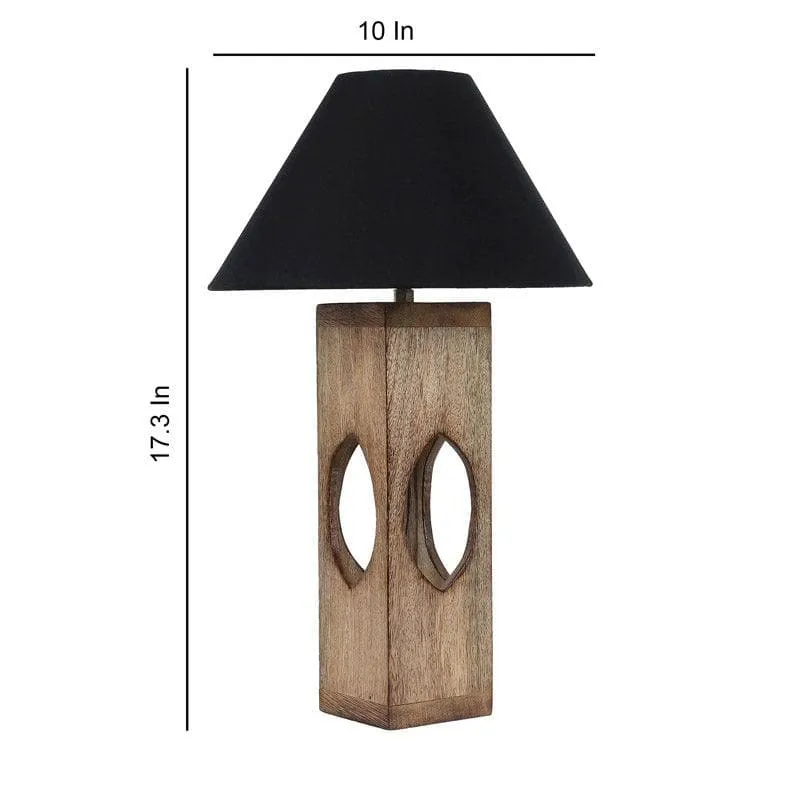 Iris Mijori Fabric Table Lamp - Black,Brown media 5