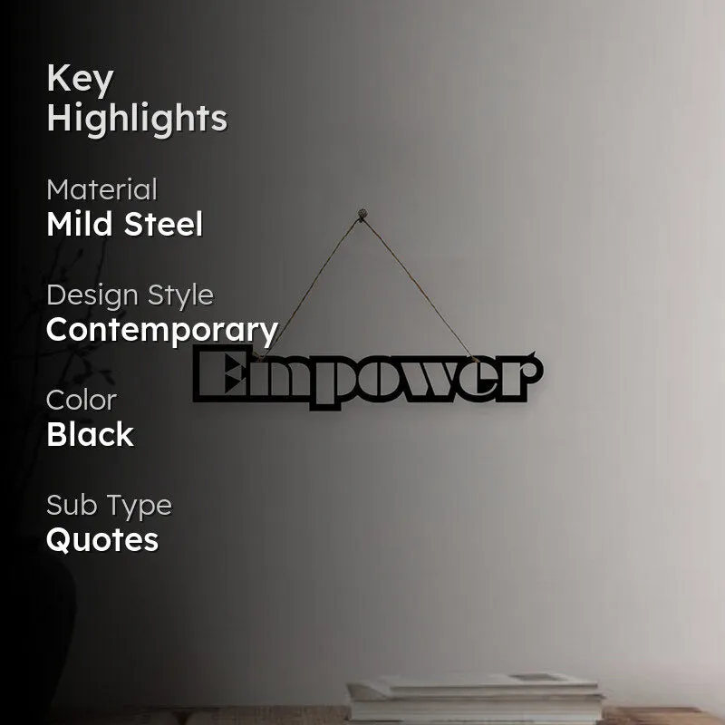Empower Mild Steel Wall Accent media 2