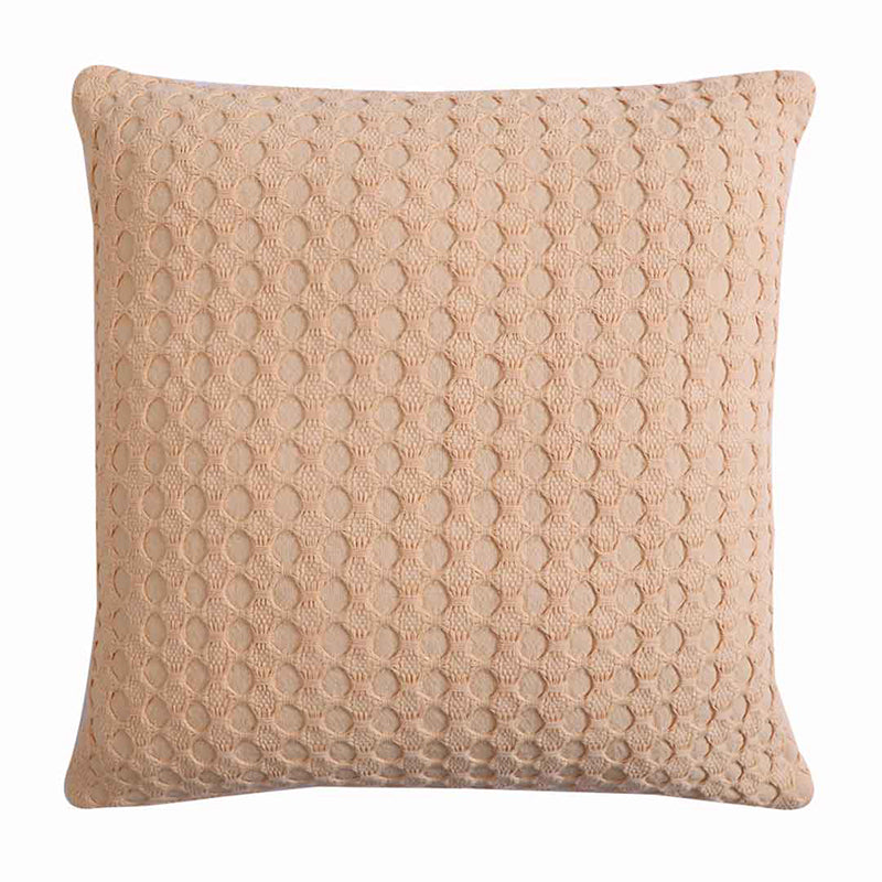 Saigon Street Solid Cotton Cushion Cover (Orange) - Set Of Two media 6