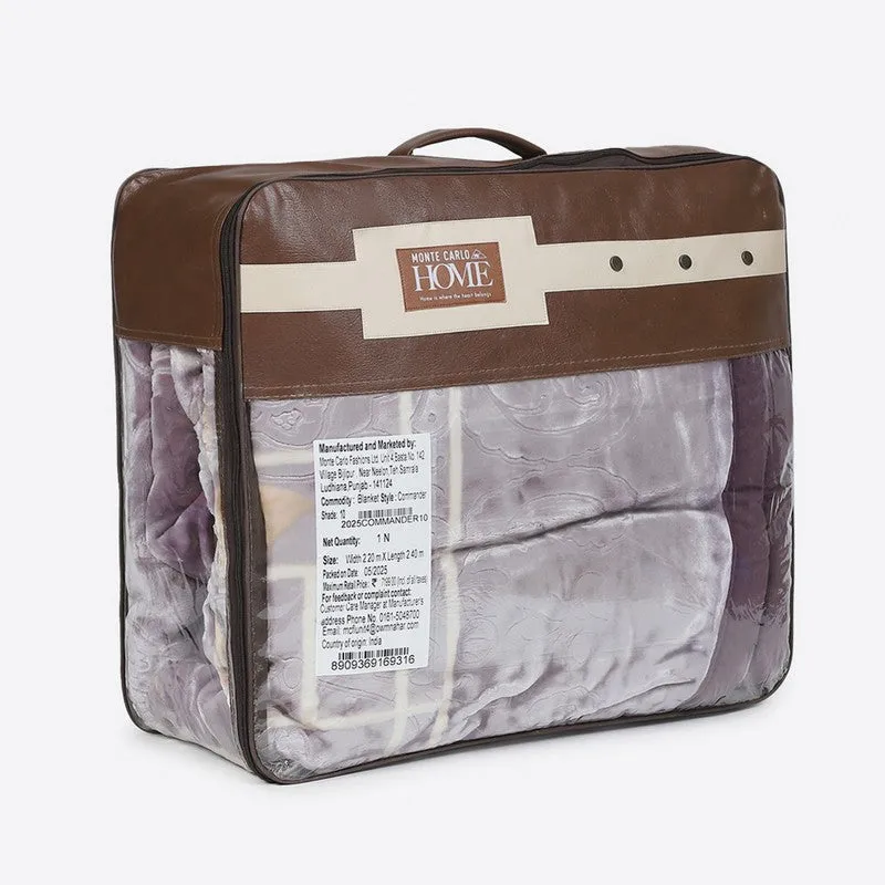 Monte Carlo Lavender Whisper Throw Blanket - 1136 GSM media 7