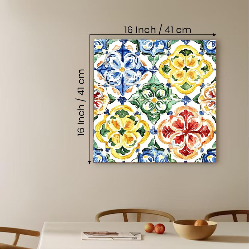 Folk Geometry Canvas Wall Art media 10
