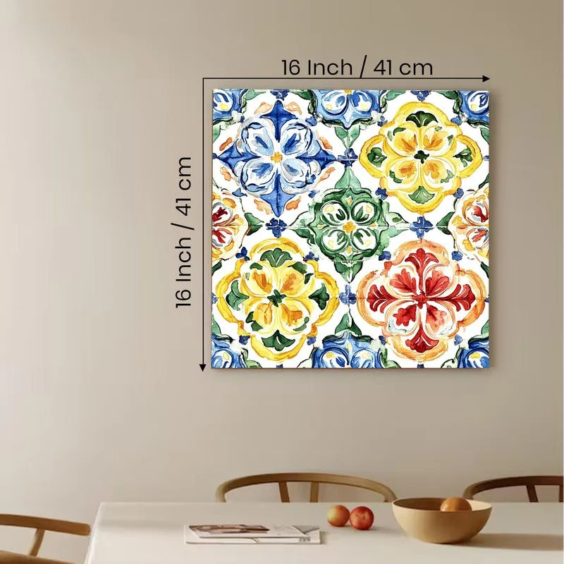 Folk Geometry Canvas Wall Art media 10