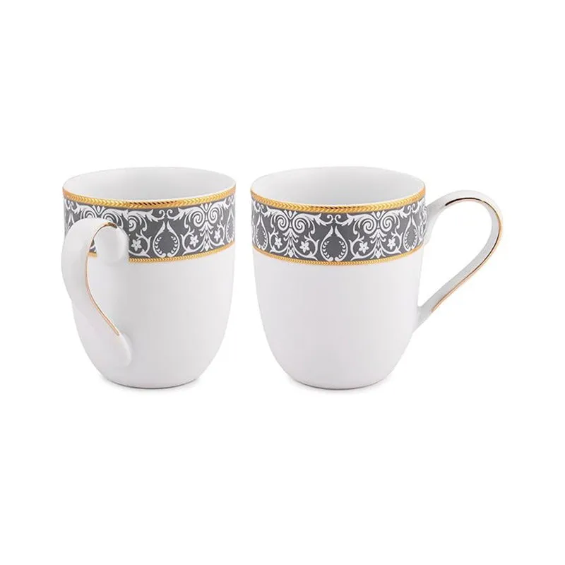 Brew Bloom Porcelain Coffee Mug (300 mL Each) - Set Of Two media 3