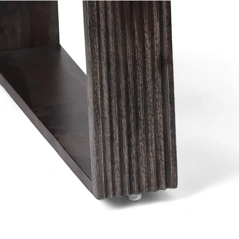 Zirox Sheesham Wooden Center Table - Black media 8