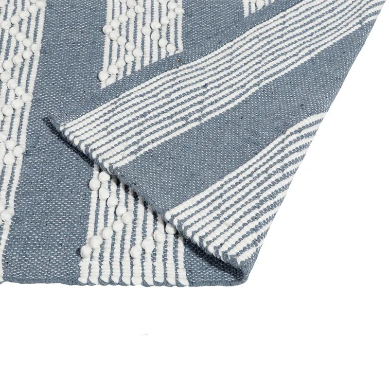 Weavax Cotton Runner Rug - Light Grey media 4