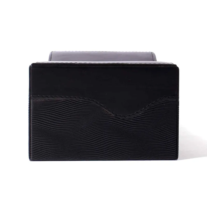 Veltrix Faux Leather Tissue Holder - Black media 6